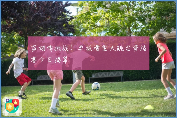 苏翊鸣挑战！单板滑雪大跳台资格赛今日揭幕